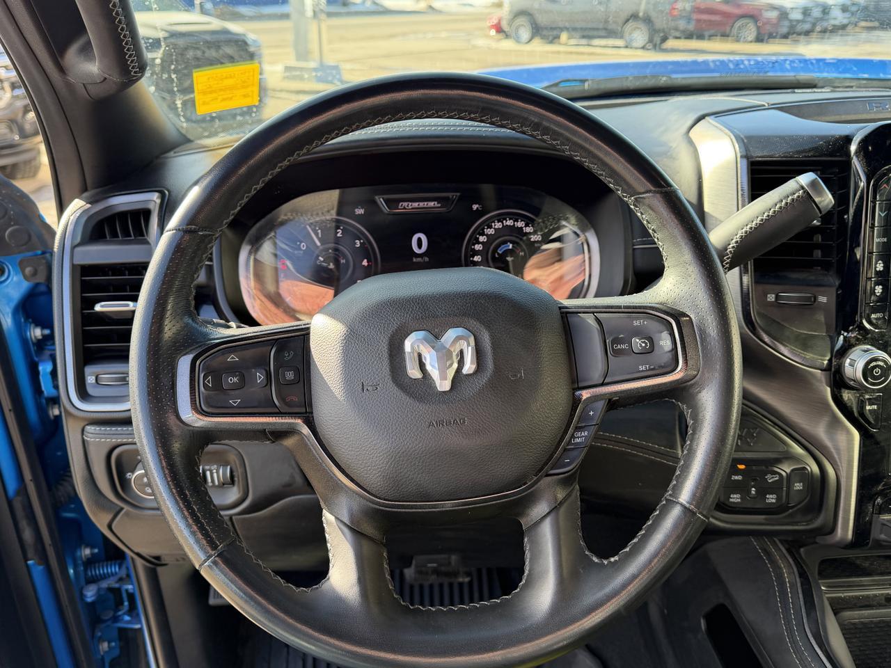 2023 Ram 2500 Rebel Crew Cab 4x4 | Low KMs | Hydro Blue | 12IN Display | NAV | Heated Vented Seats | Remote Start Redwater AB