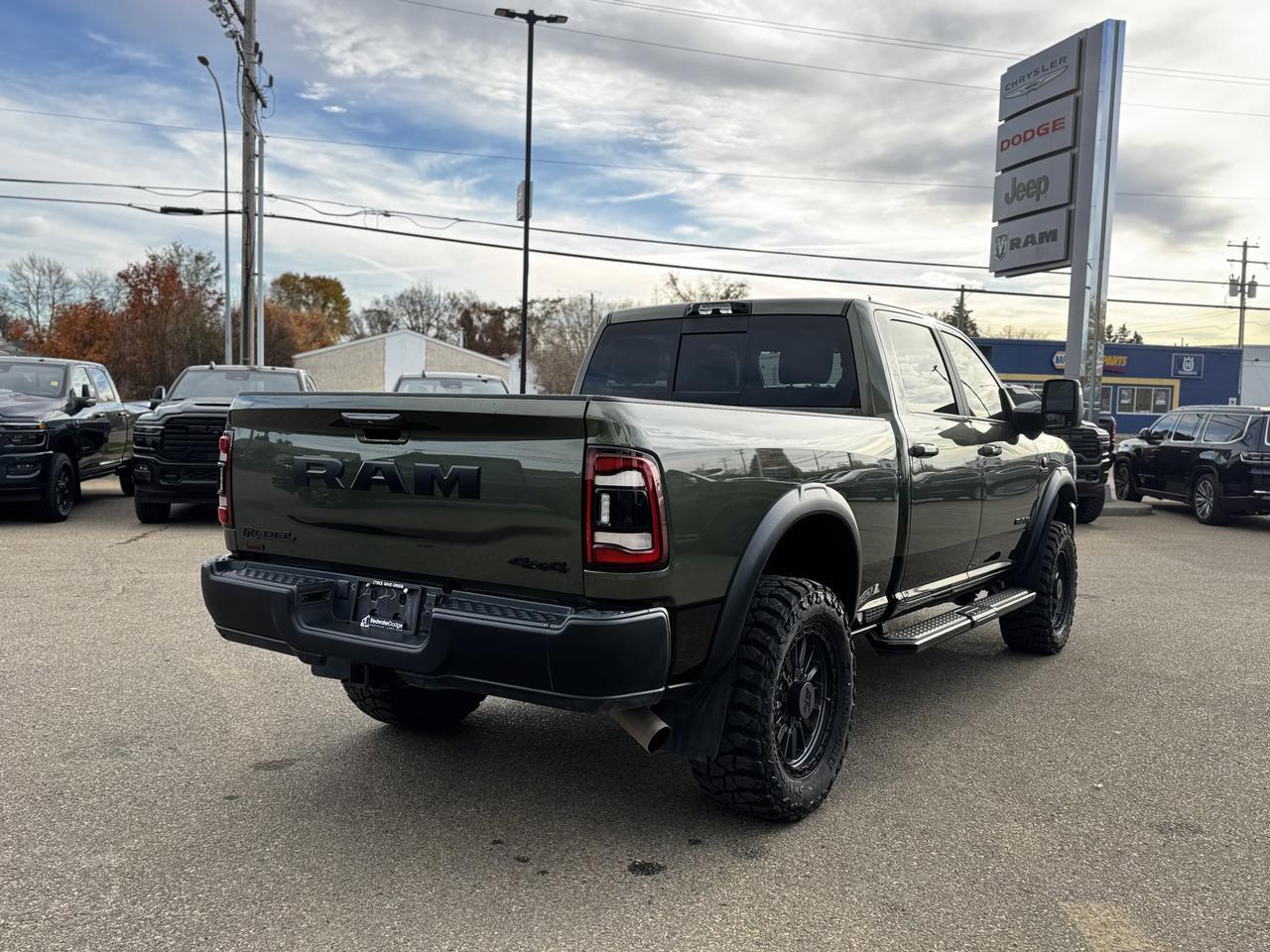 2023 Ram 2500 Rebel Crew Cab 4x4 | Rig Ready Ram | Cummins Diesel | Backup Camera | NAV | Heated Vented Seats Redwater AB