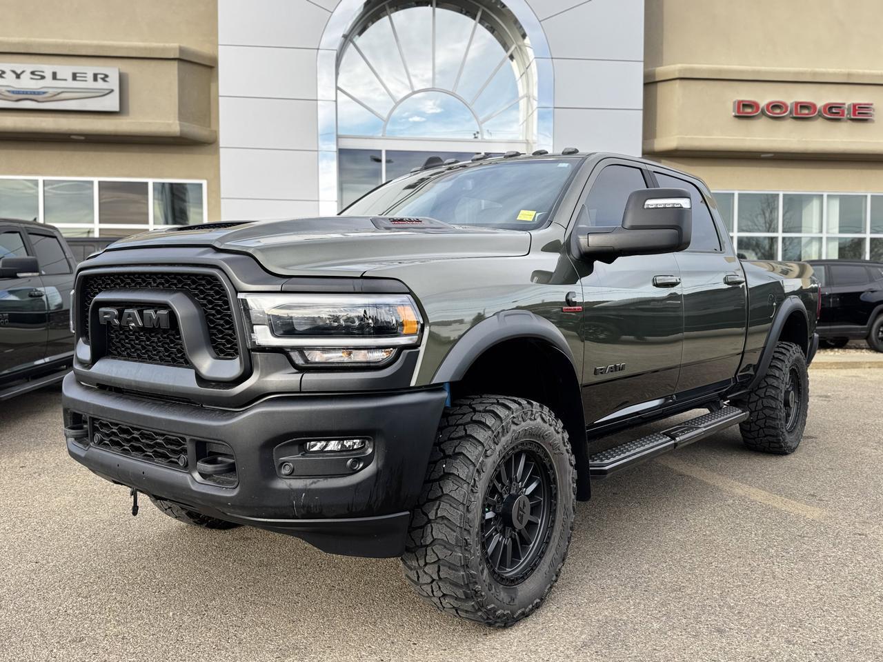 2023 Ram 2500 Rebel Crew Cab 4x4 | Rig Ready Ram | Cummins Diesel | Backup Camera | NAV | Heated Vented Seats Redwater AB