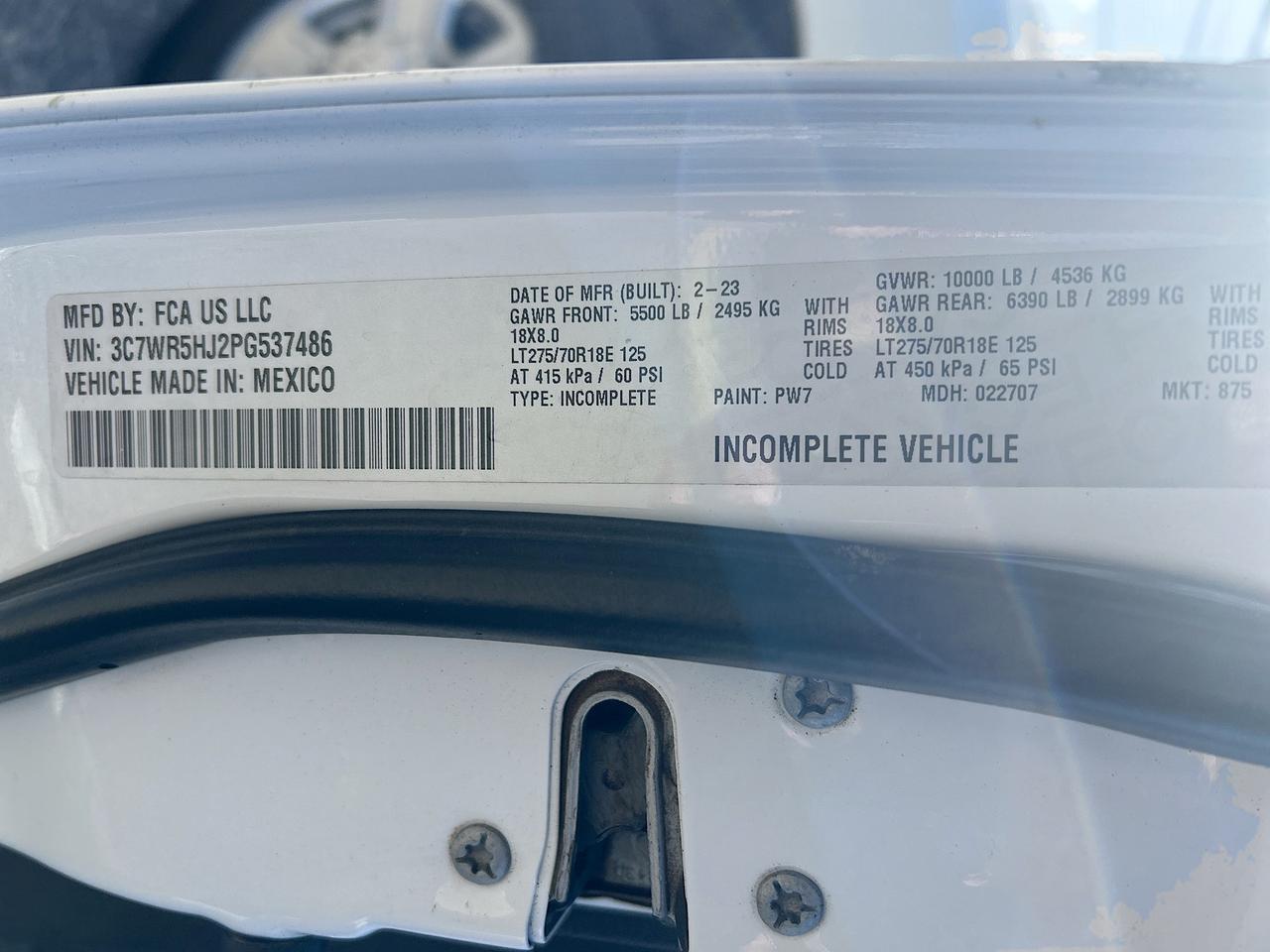 2023 Ram 2500 Tradesman 4x4 Crew Cab 8 Box Venice FL