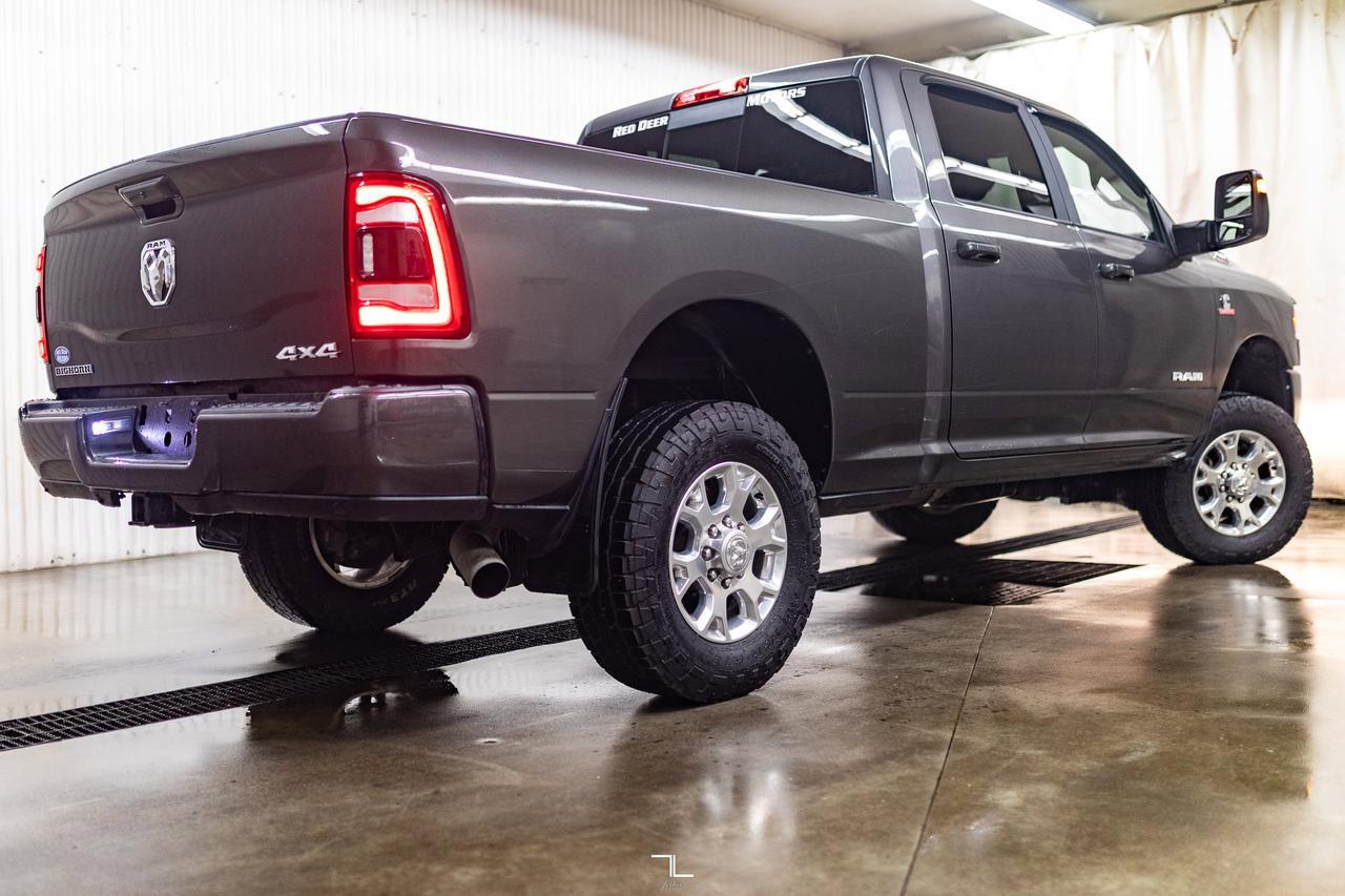 2023 Ram 3500 4x4 Crew Cab Big Horn Sport Diesel AISIN Nav Roof BCam Red Deer AB