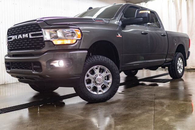 2023 Ram 3500 4x4 Crew Cab Big Horn Sport Diesel AISIN Nav Roof BCam Red Deer AB