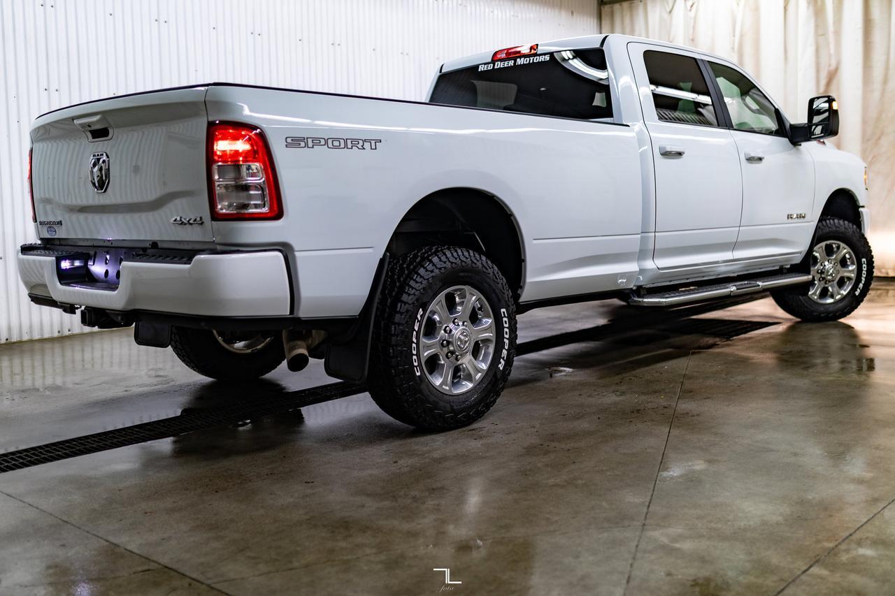 2023 Ram 3500 4x4 Crew Cab Big Horn Sport Longbox HEMI Nav Red Deer AB