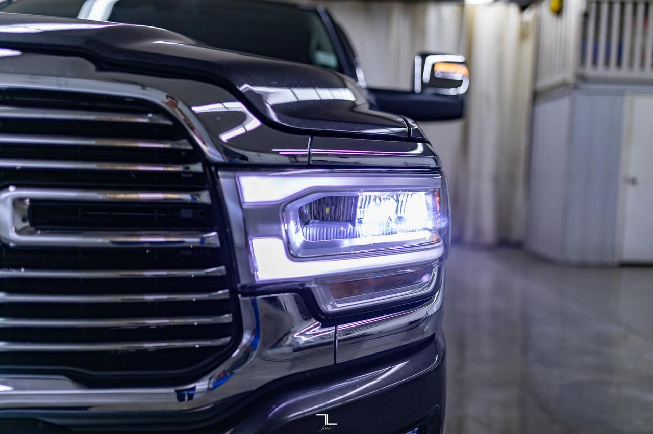 2023 Ram 3500 4x4 Crew Cab Laramie Diesel AISIN  Leather Roof Nav BCam Red Deer AB