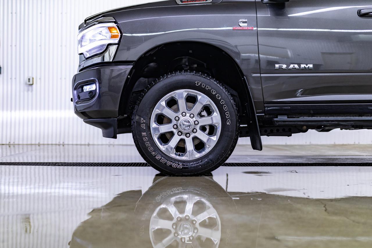 2023 Ram 3500 4x4 Crew Cab Laramie Diesel AISIN  Leather Roof Nav BCam Red Deer AB