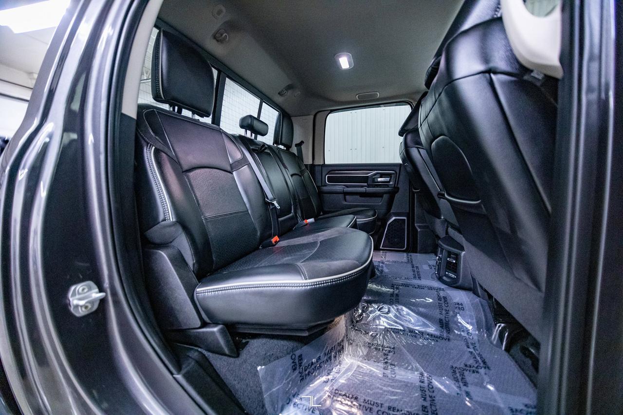 2023 Ram 3500 4x4 Crew Cab Laramie Diesel AISIN  Leather Roof Nav BCam Red Deer AB