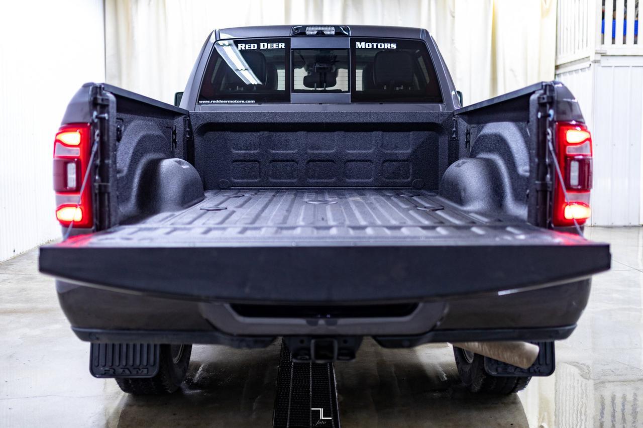 2023 Ram 3500 4x4 Crew Cab Laramie Diesel AISIN  Leather Roof Nav BCam Red Deer AB