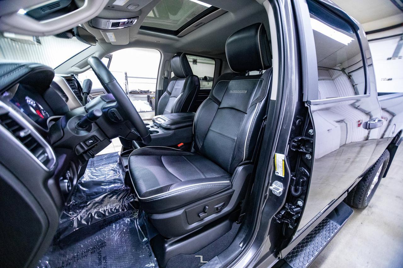 2023 Ram 3500 4x4 Crew Cab Laramie Diesel AISIN  Leather Roof Nav BCam Red Deer AB