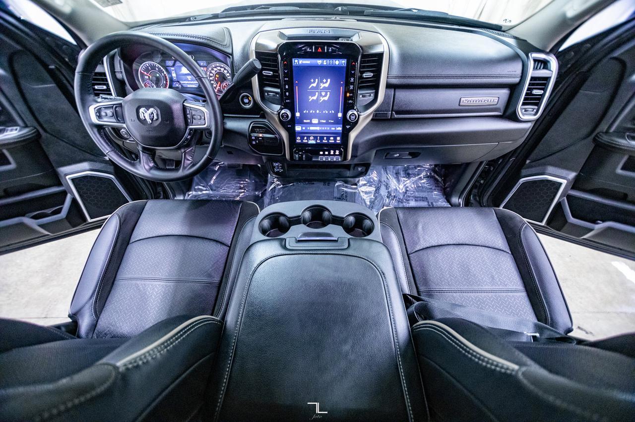 2023 Ram 3500 4x4 Crew Cab Laramie Diesel AISIN  Leather Roof Nav BCam Red Deer AB