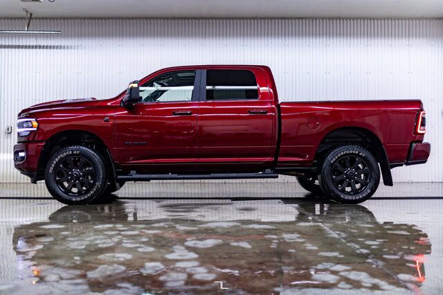2023 Ram 3500 4x4 Crew Cab Laramie Diesel Leather Roof Nav Red Deer AB