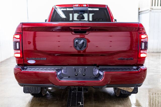 2023 Ram 3500 4x4 Crew Cab Laramie Diesel Leather Roof Nav Red Deer AB