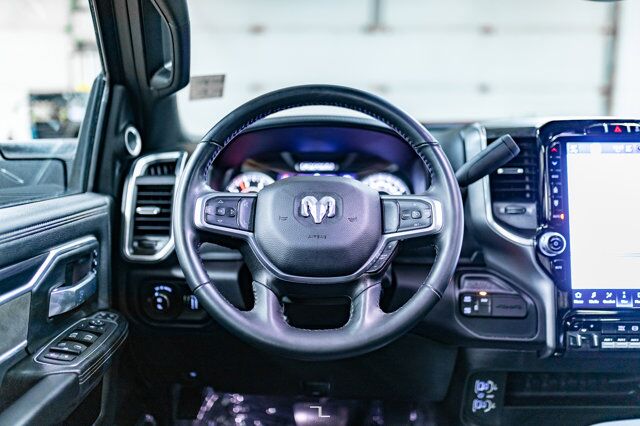 2023 Ram 3500 4x4 Crew Cab Laramie Diesel Leather Roof Nav Red Deer AB