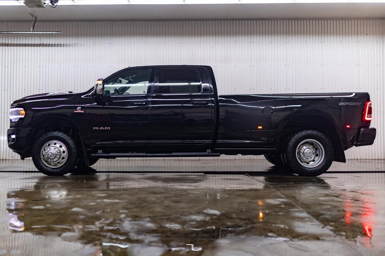 2023 Ram 3500 4x4 Crew Cab Laramie Dually Diesel AISIN Leather Nav Red Deer AB