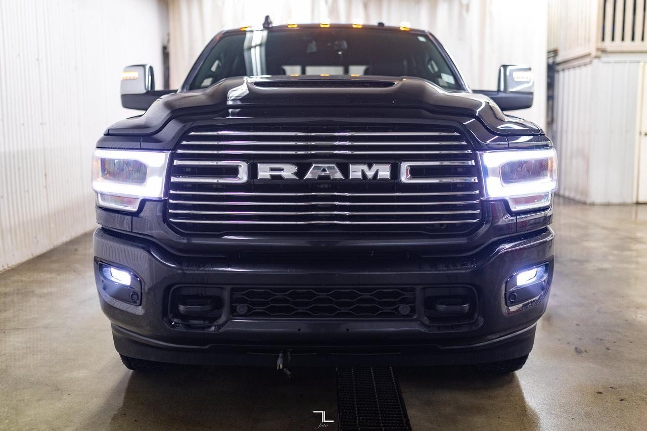 2023 Ram 3500 4x4 Crew Cab Laramie Dually Diesel AISIN Leather Nav Red Deer AB