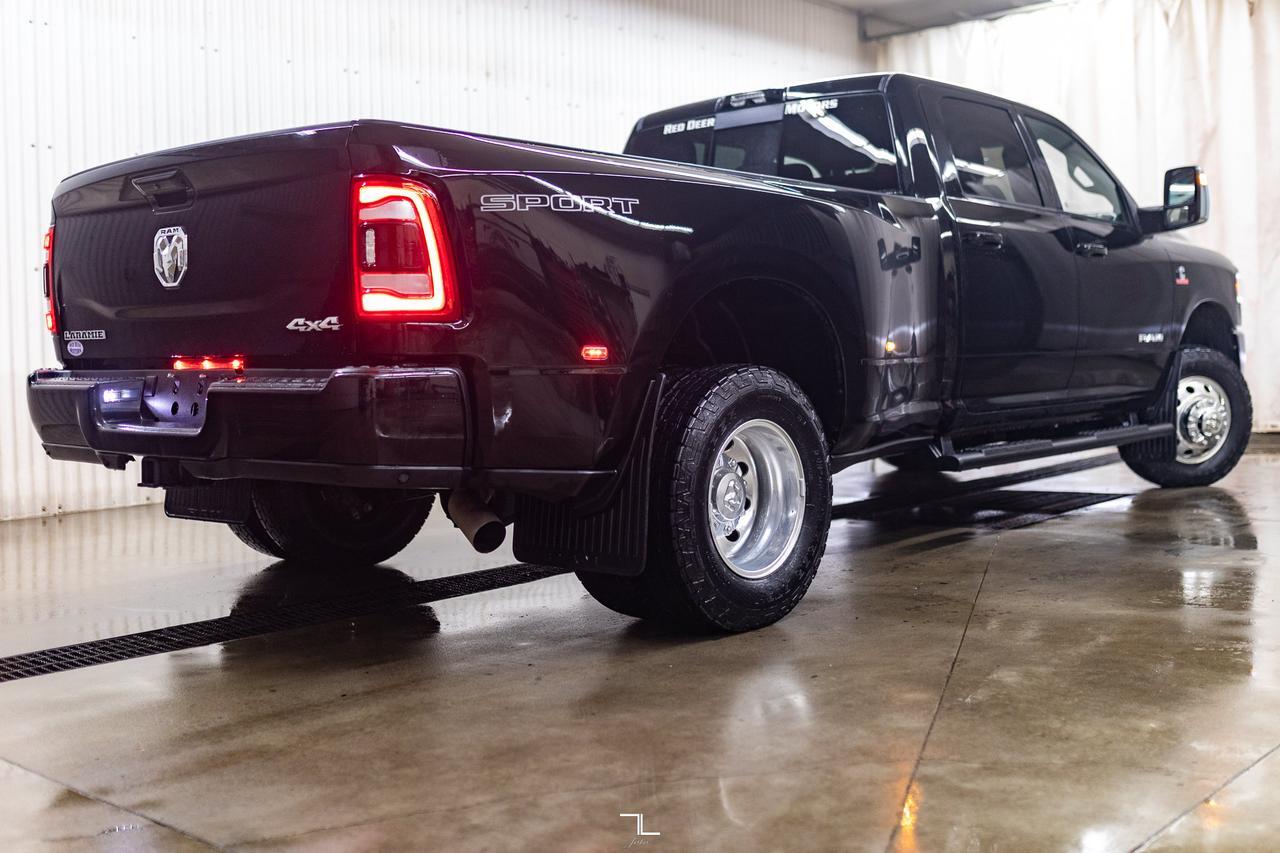 2023 Ram 3500 4x4 Crew Cab Laramie Dually Diesel AISIN Leather Nav Red Deer AB
