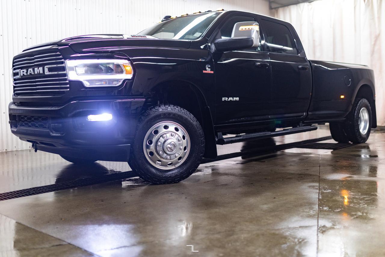 2023 Ram 3500 4x4 Crew Cab Laramie Dually Diesel AISIN Leather Nav Red Deer AB