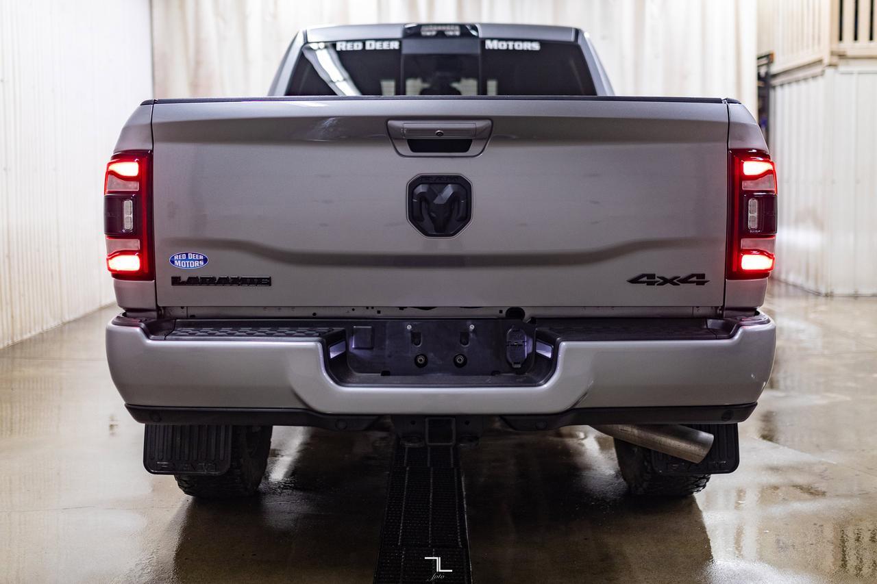 2023 Ram 3500 4x4 Crew Cab Laramie Night Edition Diesel AISIN Leather Roof Nav Red Deer AB