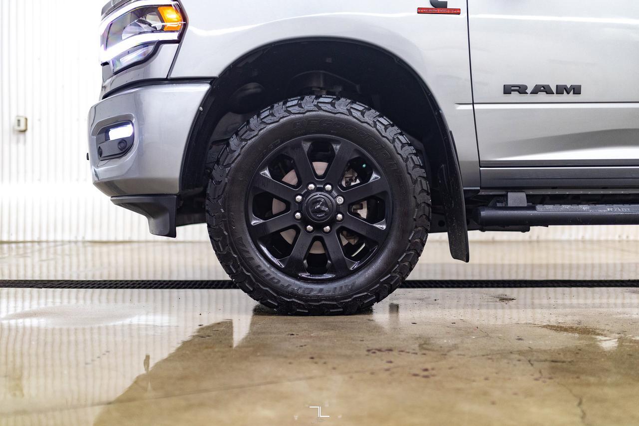 2023 Ram 3500 4x4 Crew Cab Laramie Night Edition Diesel AISIN Leather Roof Nav Red Deer AB