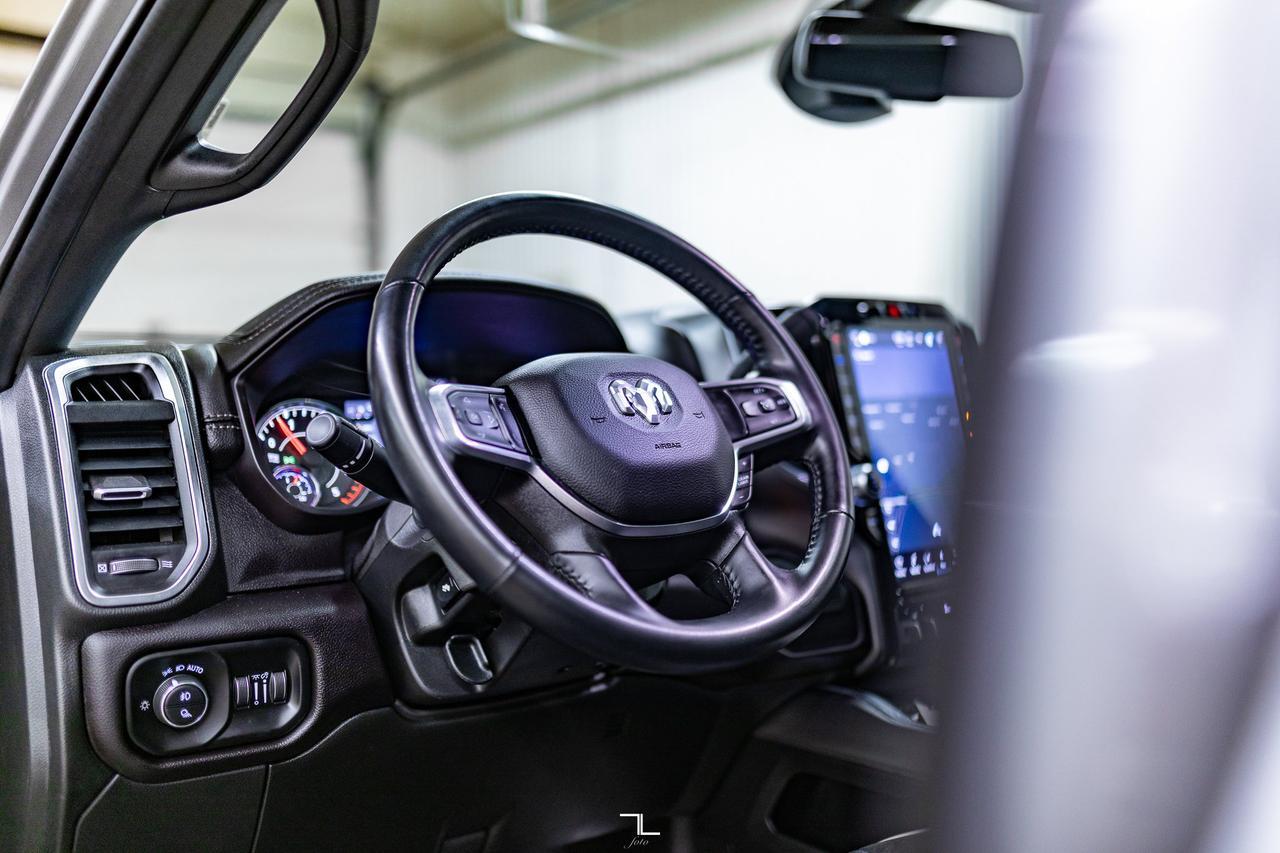 2023 Ram 3500 4x4 Crew Cab Laramie Night Edition Diesel AISIN Leather Roof Nav Red Deer AB