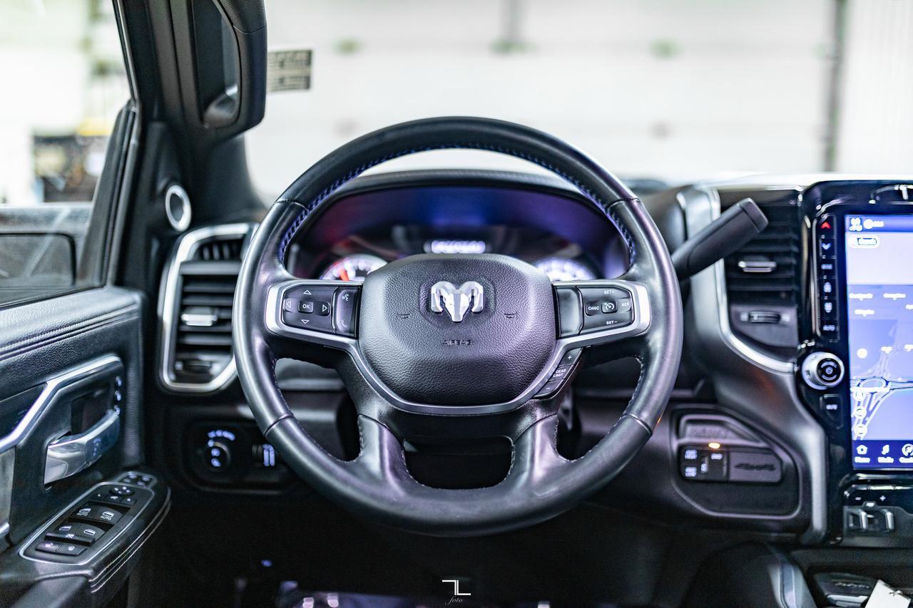 2023 Ram 3500 4x4 Crew Cab Laramie Night Edition Diesel AISIN Leather Roof Nav Red Deer AB