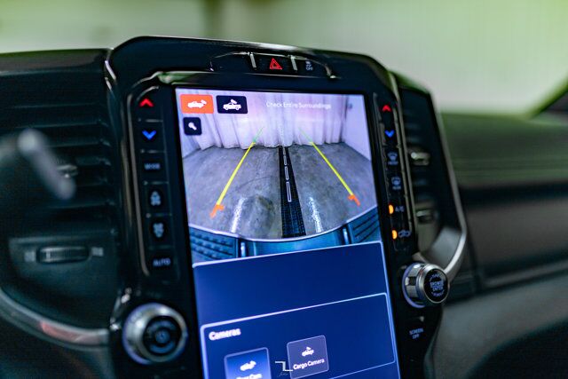 2023 Ram 3500 4x4 Crew Cab Laramie Night Edition Diesel AISIN Leather Roof Nav Red Deer AB