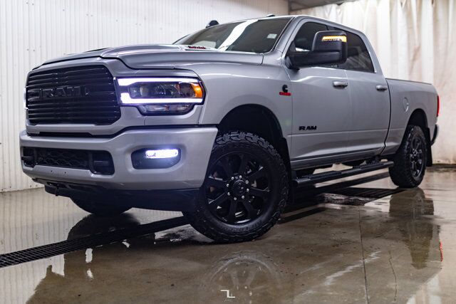 2023 Ram 3500 4x4 Crew Cab Laramie Night Edition Diesel AISIN Leather Roof Nav Red Deer AB