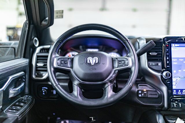 2023 Ram 3500 4x4 Crew Cab Laramie Night Edition Diesel AISIN Leather Roof Nav Red Deer AB