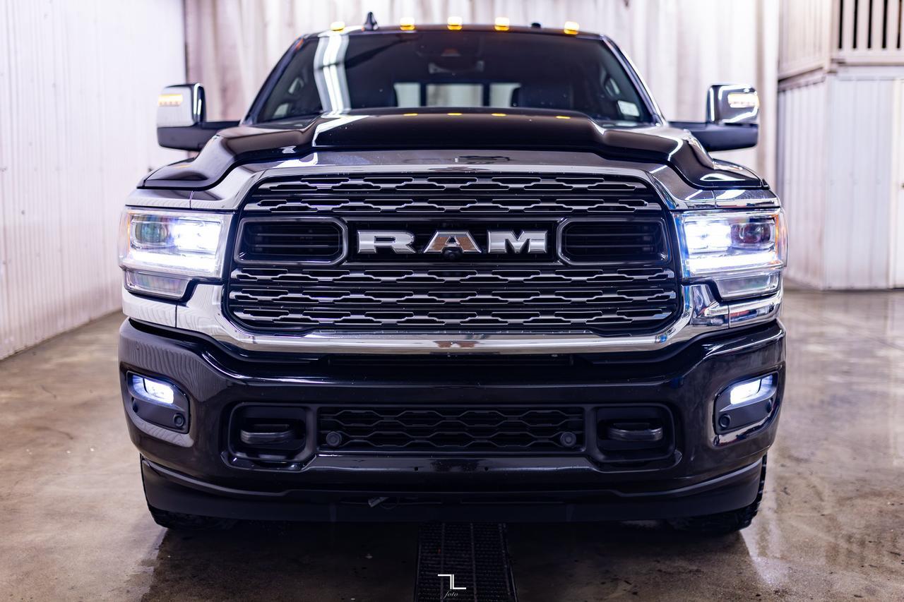 2023 Ram 3500 4x4 Crew Cab Limited Dually Diesel Leather Nav BCam Red Deer AB