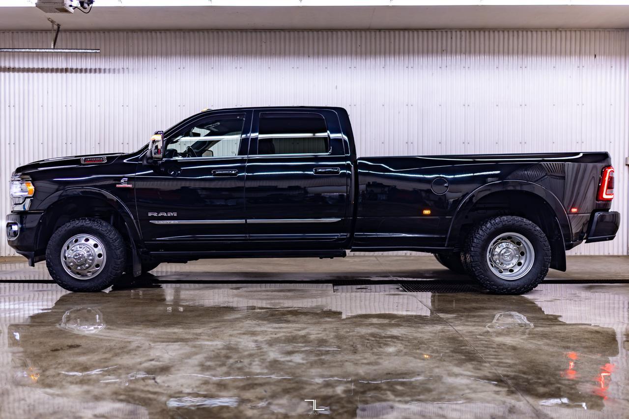 2023 Ram 3500 4x4 Crew Cab Limited Dually Diesel Leather Nav BCam Red Deer AB