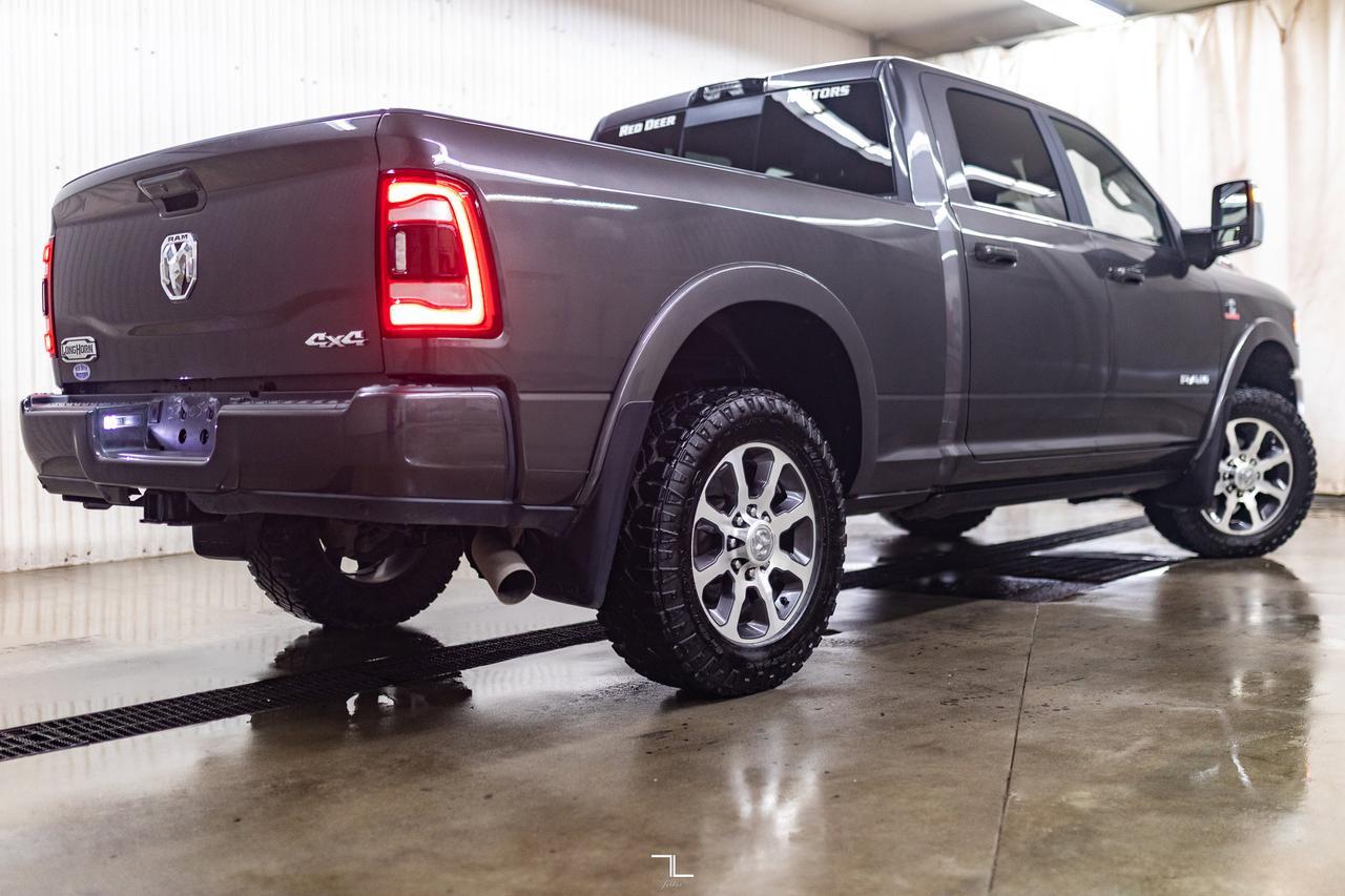 2023 Ram 3500 4x4 Crew Cab Limited Longhorn Diesel AISIN Leather Nav Red Deer AB