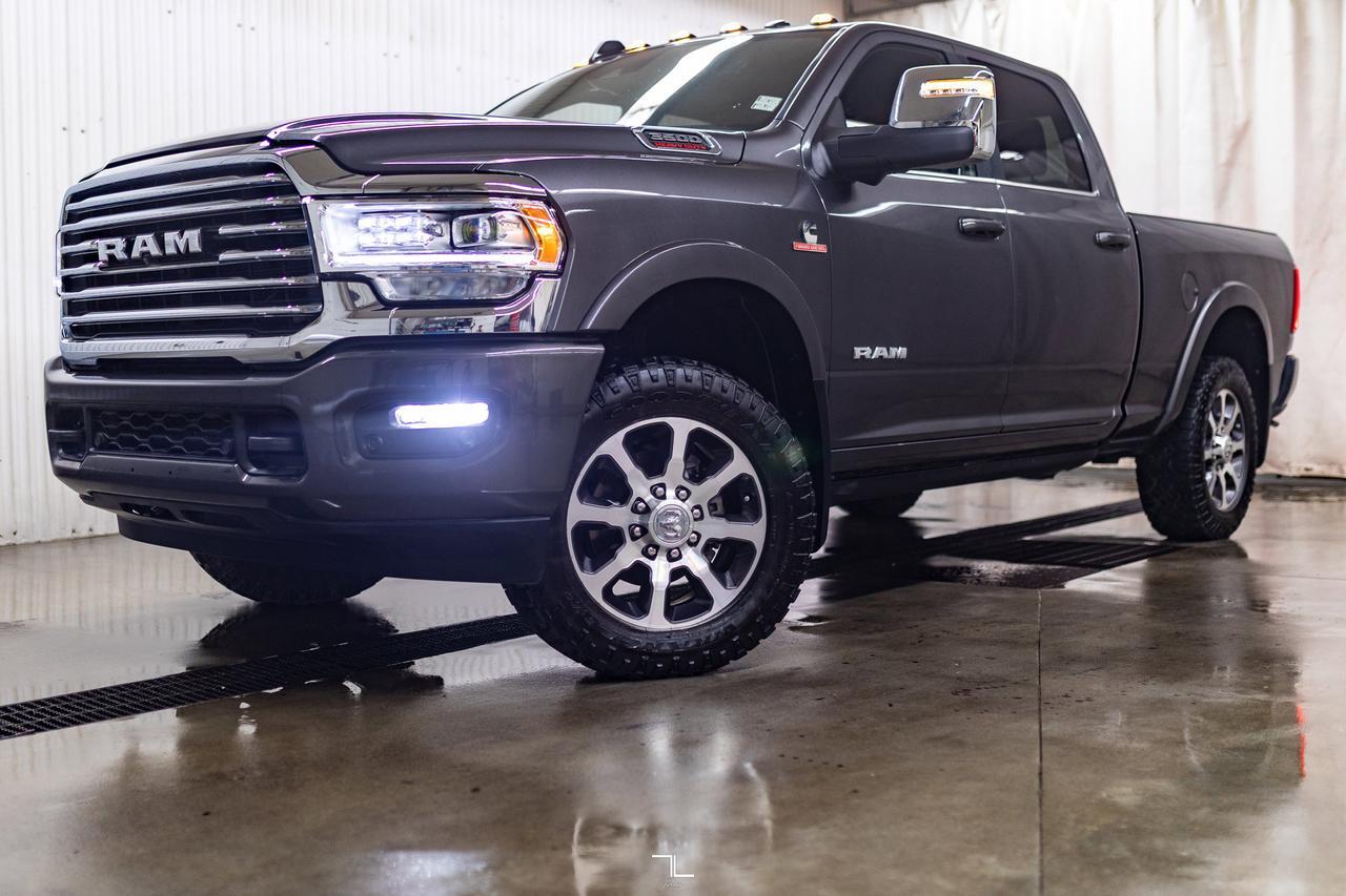 2023 Ram 3500 4x4 Crew Cab Limited Longhorn Diesel AISIN Leather Nav Red Deer AB