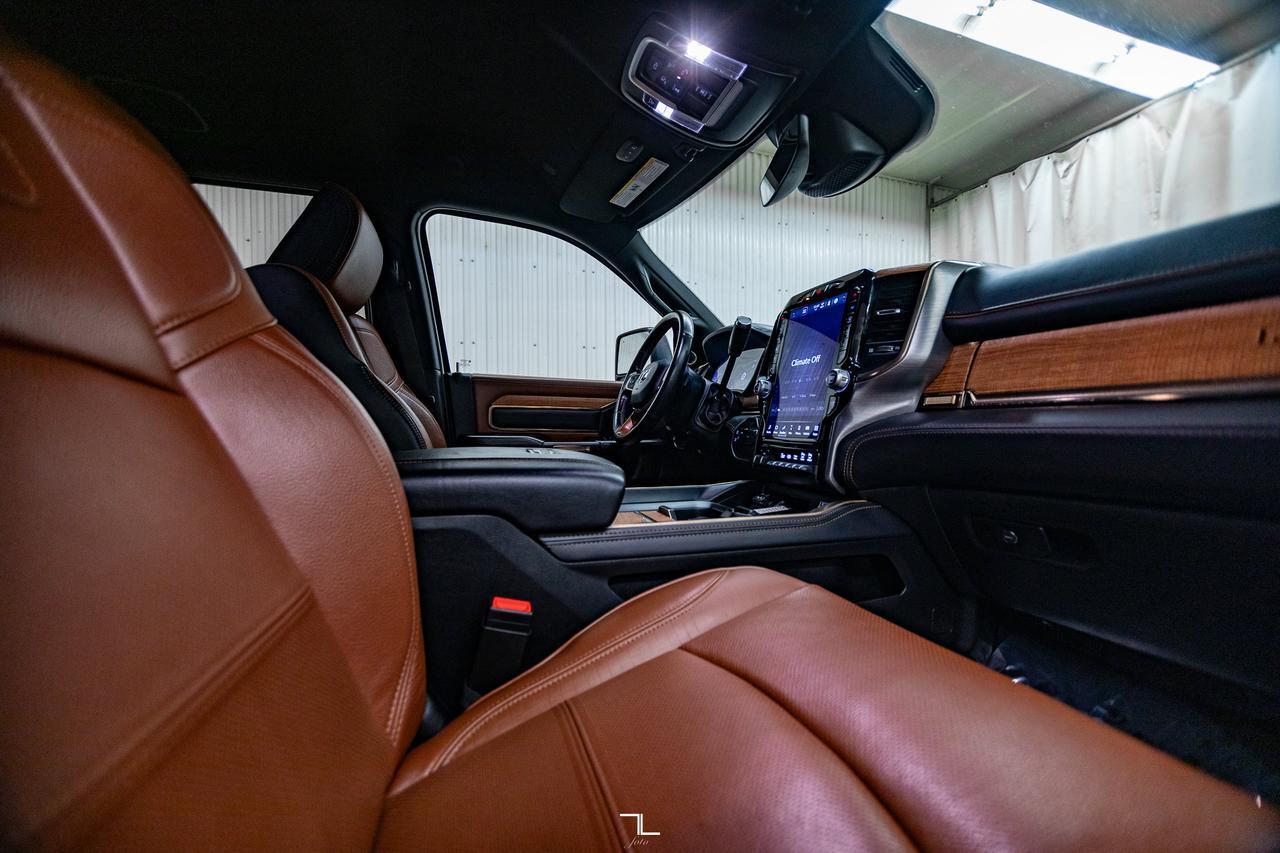2023 Ram 3500 4x4 Crew Cab Limited Longhorn Diesel AISIN Leather Nav Red Deer AB