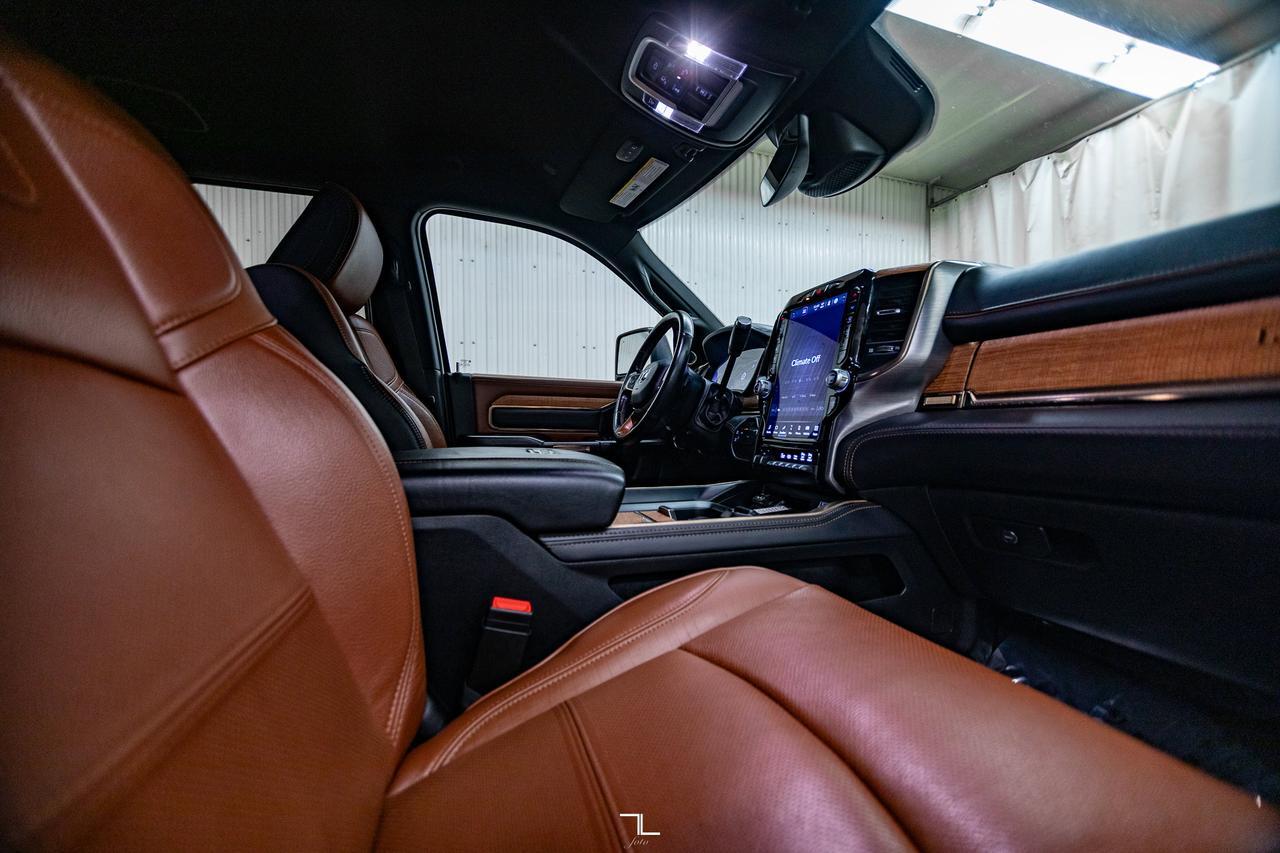 2023 Ram 3500 4x4 Crew Cab Limited Longhorn Diesel AISIN Leather Nav Red Deer AB