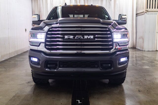 2023 Ram 3500 4x4 Crew Cab Limited Longhorn Diesel AISIN Leather Nav Red Deer AB