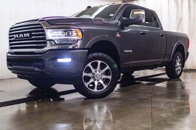 2023 Ram 3500 4x4 Crew Cab Limited Longhorn Diesel AISIN Leather Nav Red Deer AB