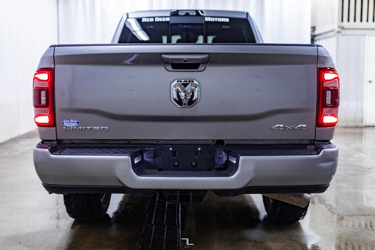 2023 Ram 3500 4x4 Mega Cab Limited Diesel AISIN Leather Roof Nav Red Deer AB