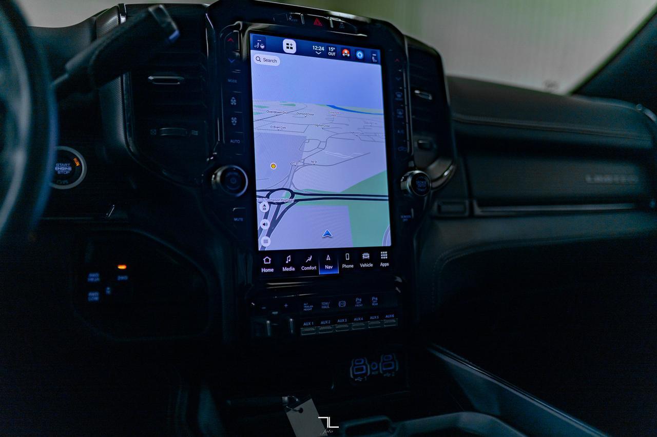 2023 Ram 3500 4x4 Mega Cab Limited Diesel AISIN Leather Roof Nav Red Deer AB