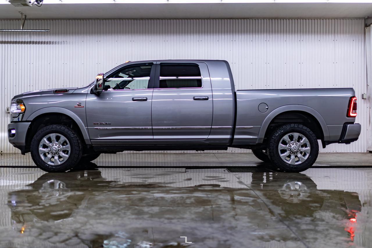 2023 Ram 3500 4x4 Mega Cab Limited Diesel AISIN Leather Roof Nav Red Deer AB