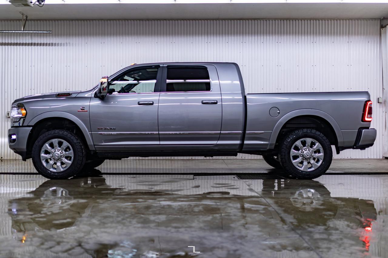 2023 Ram 3500 4x4 Mega Cab Limited Diesel AISIN Leather Roof Nav Red Deer AB