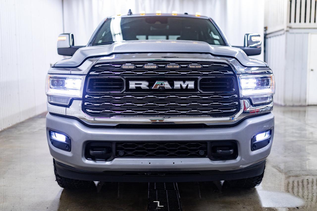 2023 Ram 3500 4x4 Mega Cab Limited Diesel AISIN Leather Roof Nav Red Deer AB