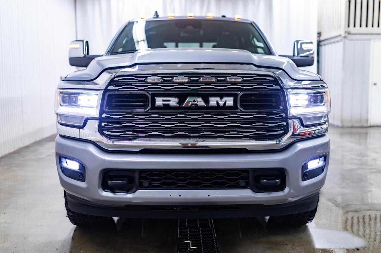 2023 Ram 3500 4x4 Mega Cab Limited Diesel AISIN Leather Roof Nav Red Deer AB