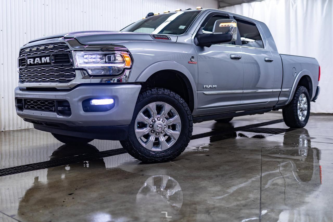 2023 Ram 3500 4x4 Mega Cab Limited Diesel AISIN Leather Roof Nav Red Deer AB