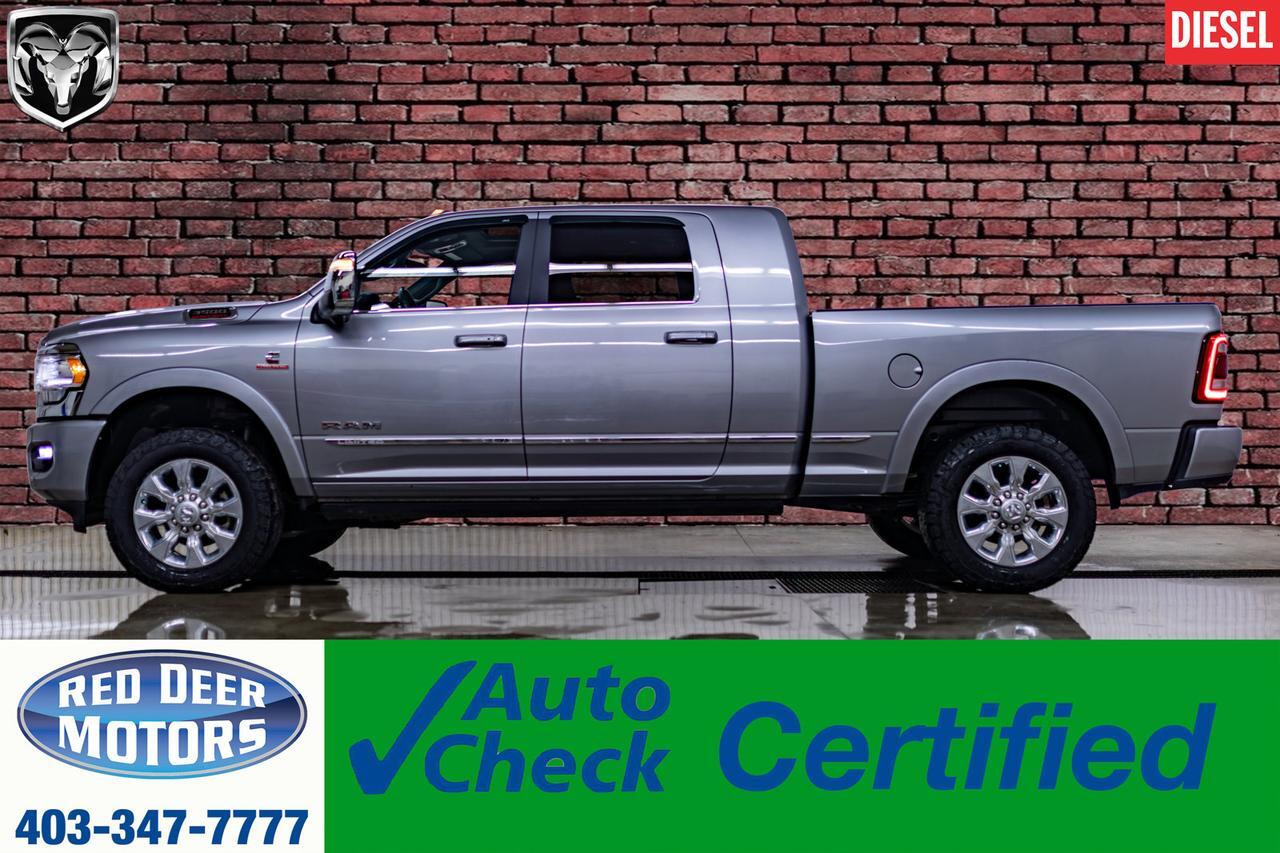 2023 Ram 3500 4x4 Mega Cab Limited Diesel AISIN Leather Roof Nav