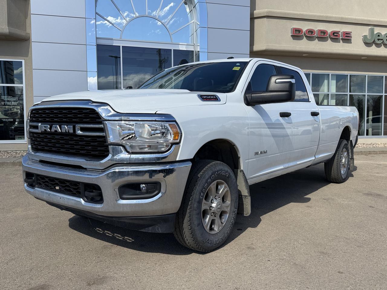 2023 Ram 3500 Big Horn | 4x4 Crew Cab 8FT Box | HEMI V8 | Remote Start | Backup Camera | Low KMs | 189L Fuel Tank Redwater AB