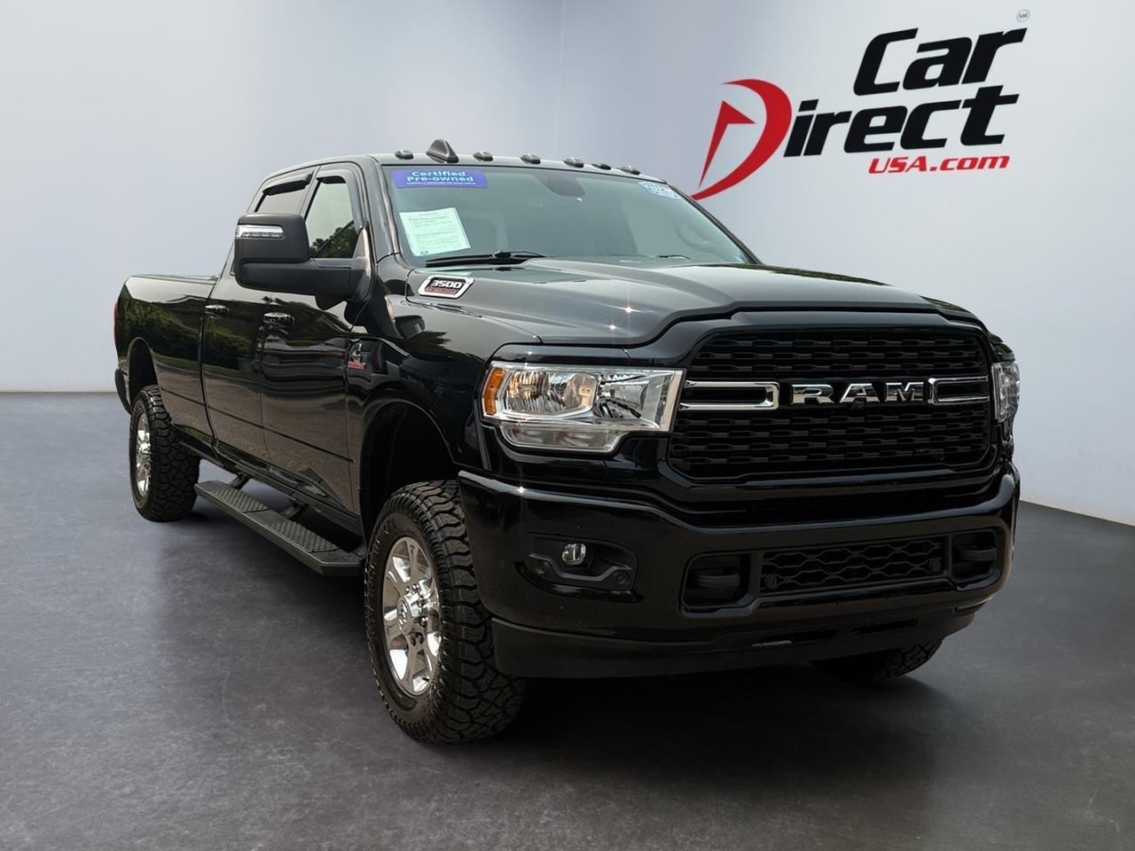2023 Ram 3500 Big Horn, LONG BED, DIESEL, RUNNING BOARDS, TOW PACKAGE, BACKUP CAMERA, PARKING SENSORS, BLIND SPOT ALERT, FORWARD COLLISION ALERT, HEATED SEATS, REMOTE START, KEYLESS START, BIG HORN, BIG RIDE! Virginia Beach VA