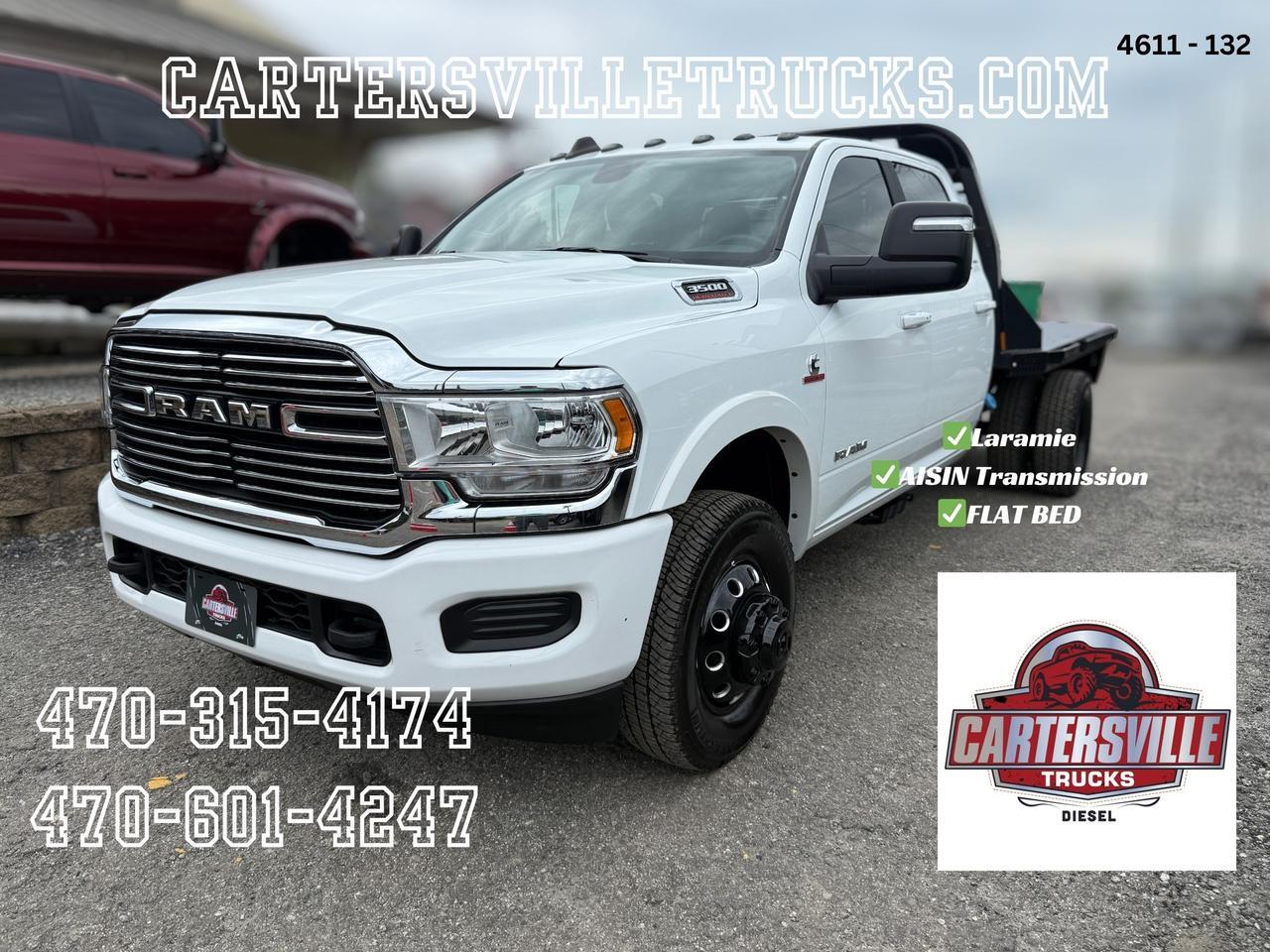 2023 Ram 3500 CAB/Chassis SOLD SOLD SOLD*** Laramie 4x4 - DUALLY - FLATBED - AISIN Cartersville GA