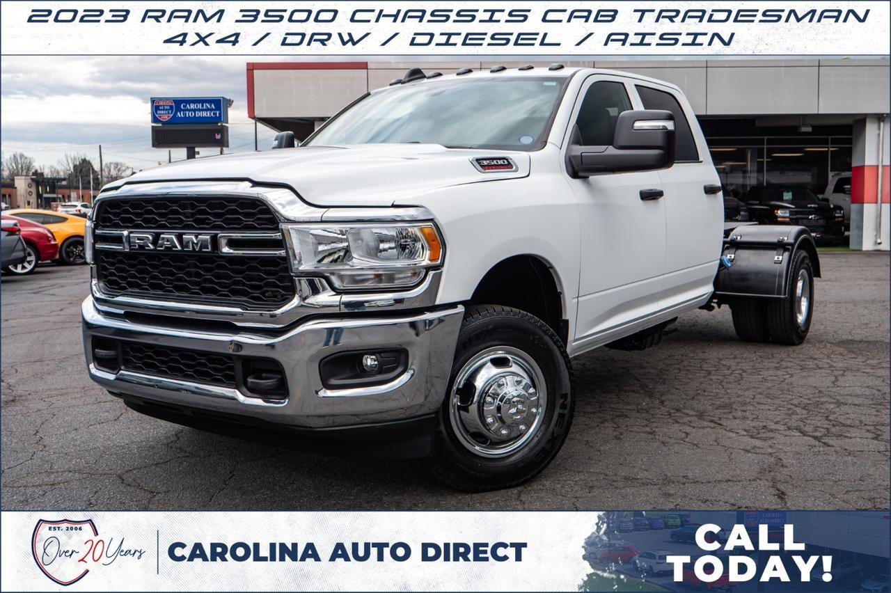 2023 Ram 3500 Chassis Cab Tradesman 4X4 / DRW / Diesel / AISIN / Built