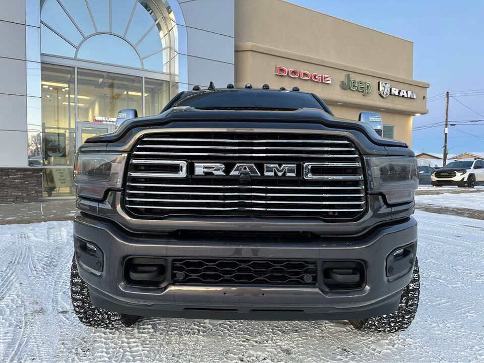 2023 Ram 3500 Laramie | 24IN Rims | Level Kit | 360 Camera | 68RFE | Sun Roof | 5th Wheel Prep | LVL 1 Group Redwater AB