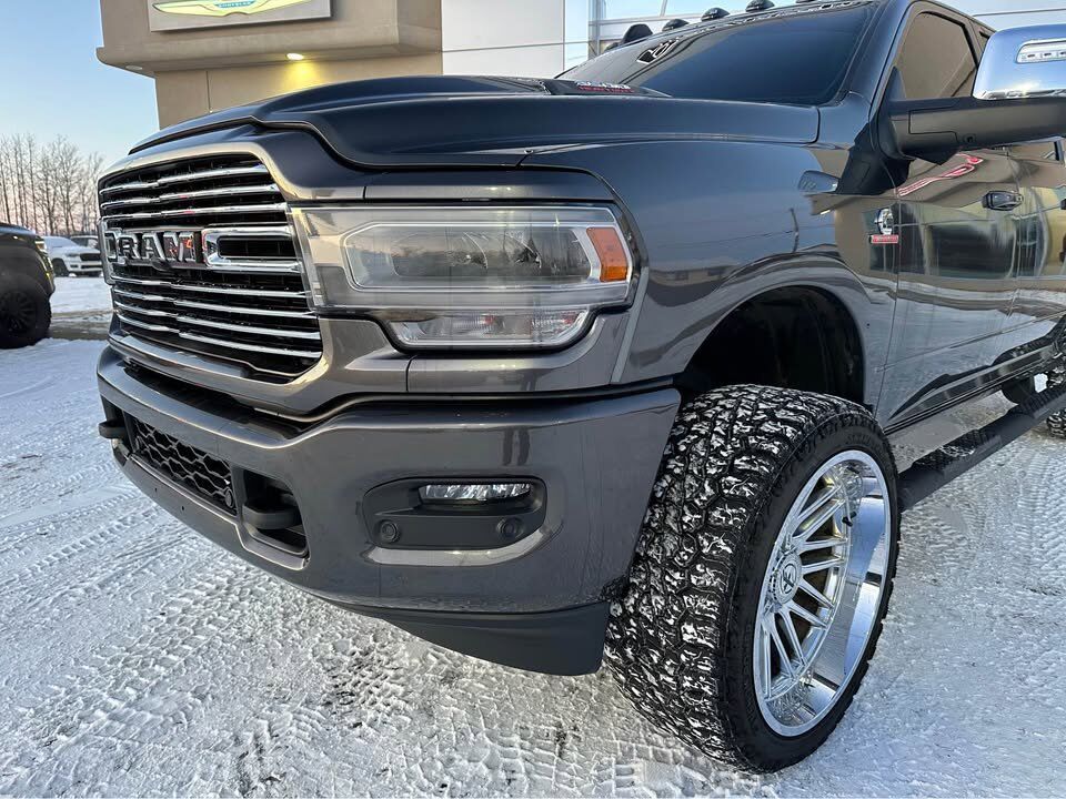 2023 Ram 3500 Laramie | 24IN Rims | Level Kit | 360 Camera | 68RFE | Sun Roof | 5th Wheel Prep | LVL 1 Group Redwater AB