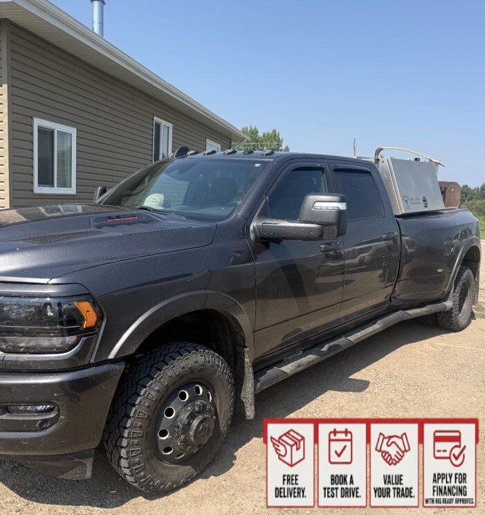 2023 Ram 3500 Limited Crew Cab 4x4 | Cummins Turbo Diesel | Leather | Heated Vented Seats | 12IN Touchscreen | NAV